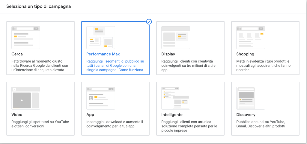 campagne google performance max